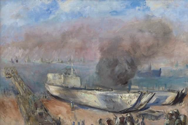 Landing at Arromanches, by Aleksander Zyw