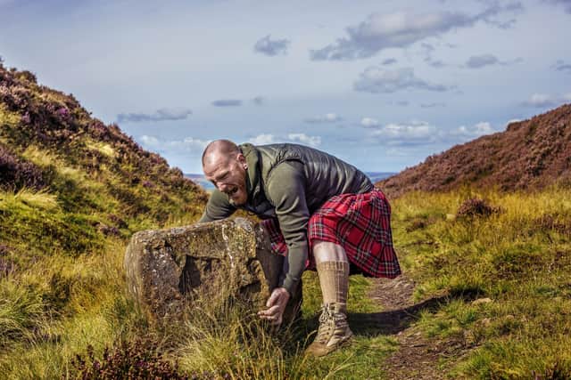 An example of the average training regime of a Scot preparing to take part in the Kiltwalk in Edinburgh.