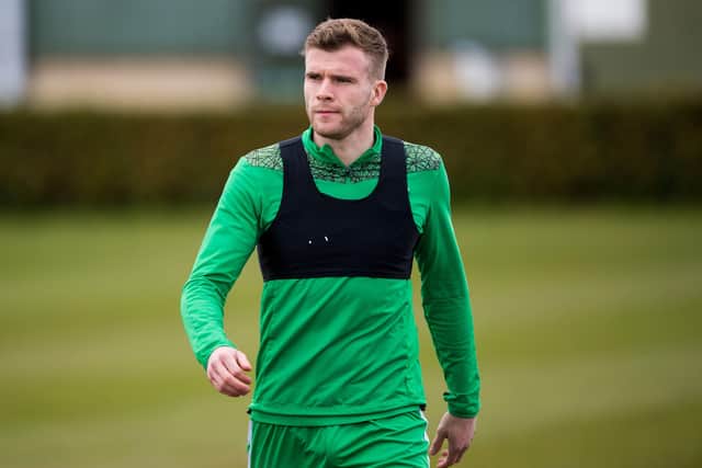 Hibs' Chris Cadden has been sidelined for the rest of the season with a back injury. Photo by Ross Parker / SNS Group