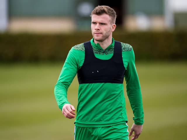 Hibs' Chris Cadden has been sidelined for the rest of the season with a back injury. Photo by Ross Parker / SNS Group