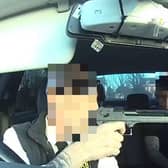 FonAcab taxi - 'gun' threat video