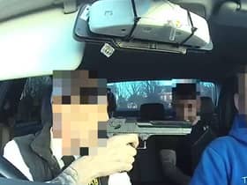 FonAcab taxi - 'gun' threat video