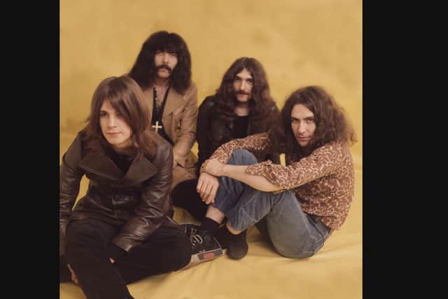 From school dunce to heavy metal headbanger - Ozzy Osbourne (left) with the rest of Black Sabbath