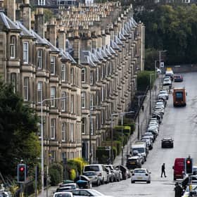 Tenement flats along Comely Bank in Edinburgh. Picture: PA