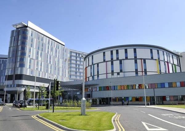 The Queen Elizabeth University Hospital in Glasgow.