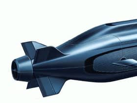 A proposed zero-emission submarine which could transport cargo between Glasgow and Belfast