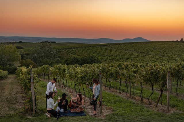 Villagers enjoy the fruits of their labours in the Moravian countryside. Pic: PA Photo/Czech Tourism.