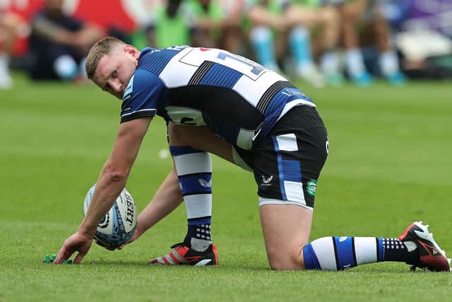 Russell kicked 16 points for Bath at The Rec.