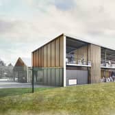 An artist's impression of the proposed double-decker driving range at the new R&A community golf facility at Lethamhill in Glasgow. Picture: R&A