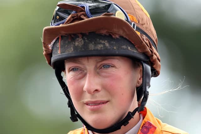 Jockey Lorna Brooke died after being injured in a fall at Taunton.