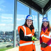 Kate Forbes  Cabinet Secretary for Finance on a visit to Biohub in Aberdeen