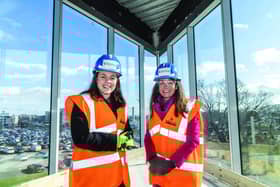 Kate Forbes  Cabinet Secretary for Finance on a visit to Biohub in Aberdeen