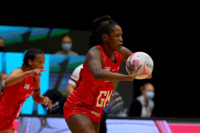Strathclyde Sirens goal keeper Towera Vinkhumbo was a standout player during their Vitality Netball Superleague campaign.