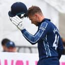 Scotland skipper Richie Berrington says his players back the findings of the report into institutional racism within Cricket Scotland. (Photo by Ross MacDonald / SNS Group)