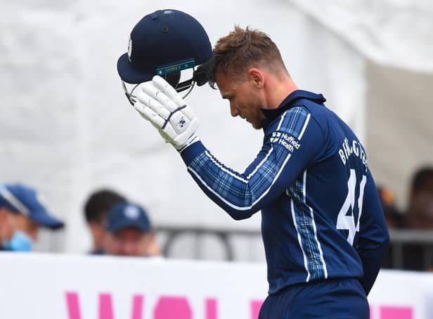 Scotland skipper Richie Berrington says his players back the findings of the report into institutional racism within Cricket Scotland. (Photo by Ross MacDonald / SNS Group)