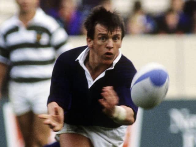 Former Scotland scrum-half Greig Oliver won the last of his caps at Murrayfield against Zimbabwe.