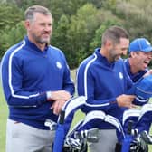 Lee Westwood pictured with Sergio Garcia, Paul Casey and Ian Poulter during the 2021 Ryder Cup at Whistling Straits. All four are now LIV Golf players, with Westwood, Garcia and Poulter having resigned as DP World Tour members. Picture: Warren Little/Getty Images.