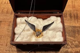 Golden Snitch replica (with ring inside)
