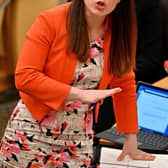 Finance Secretary Kate Forbes delivers the Scottish Budget to the Scottish Parliament
