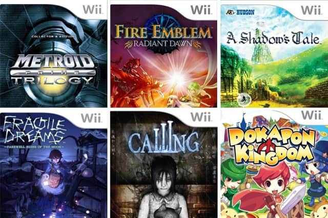 A few of the most sought after Wii retro games.