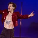 Harry Styles performs on stage during The BRIT Awards 2023 at The O2 Arena on February 11, 2023 in London, England. (Photo by Gareth Cattermole/Gareth Cattermole/Getty Images)