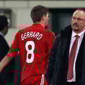 Rafa Benitez and Steven Gerrard during their time at Liverpool