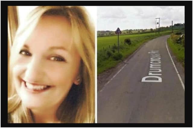 Ann Drummond died after the car was set on fire near Drumcross Farm in Bathgate.