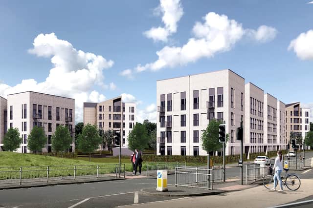 Comprising five blocks, the Newhall Street development in Glasgow will provide a mix of one and two bed flats and three of the blocks will be next to the River Clyde walkway.