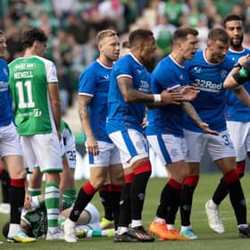 Willie Collum sent off two Rangers players in their draw with Hibs. (Photo by Alan Harvey / SNS Group)