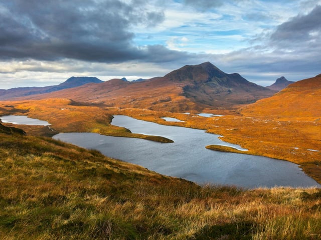 In the north of the Scottish Highlands, the Knockan Trail is an hour-long walk and visitor's centre that's a great day out for all the family - whatever the season. There's explanations of the area's unique geology, scuptures, poetry, spectacular views over Assynt and even a treasure hunt for the youngsters.