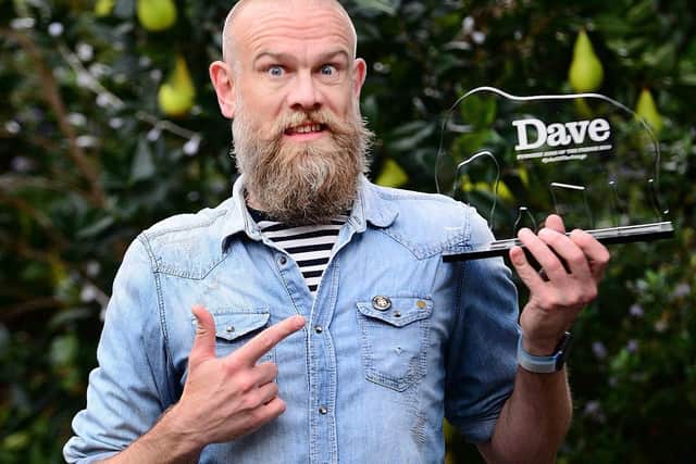 Comedian Olaf Falafel won the Dave Joke of the Fringe 2019 award.