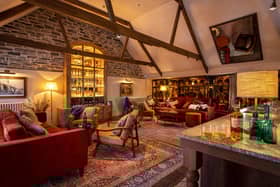 The bar at The Glenlivet disitllery