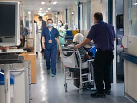 In Scotland there is a severe shortage of care placements and hospitals are operating above capacity. Picture: Jeff Moore/PA Wire