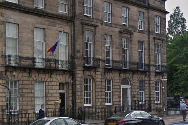 Melville Street in Edinburgh is home to the Russian consulate.