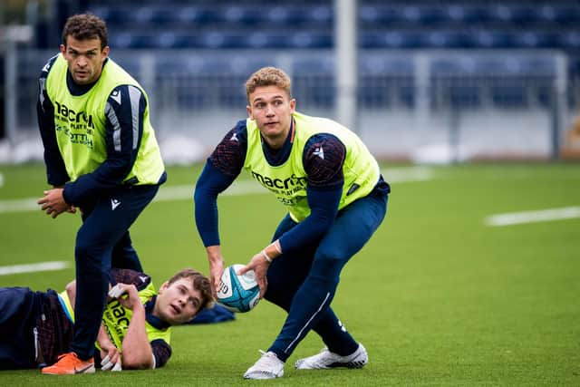 Charlie Savala will make his first competitive start of the season for Edinburgh against Saracens. (Photo by Ross Parker / SNS Group)