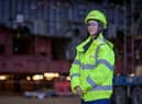 Hazel McGarth, first year project management apprentice in BAE Systems’ naval ships business. Picture: John Linton