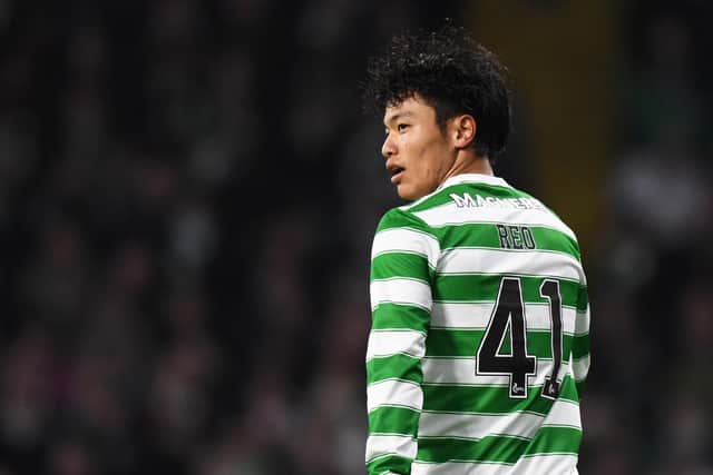Reo Hatate got man of the match on his Celtic debut. (Photo by Ross MacDonald / SNS Group)