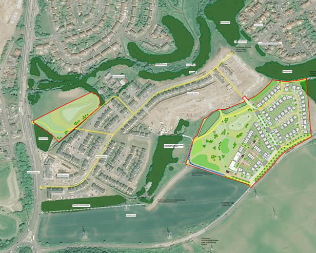 Overall, the site at Burdiehouse to the south of Edinburgh will comprise hundreds of new homes.