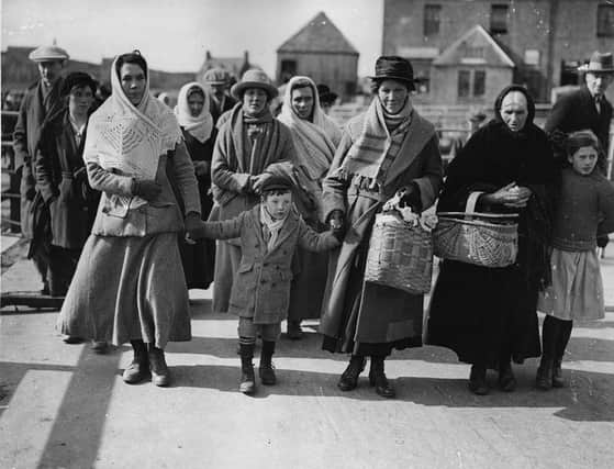 Some of 300 emigrants arrived at the pier at Lochboisdale to board the SS Marloch in 1923. Picture: Hulton Archive/Getty Images