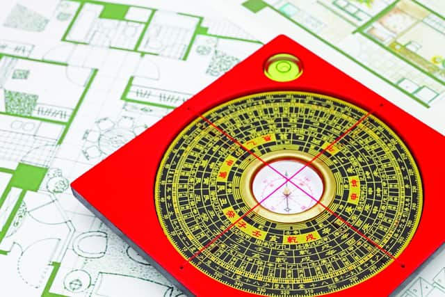 Antique Chinese feng shui compass. Image: Adobe Stock
