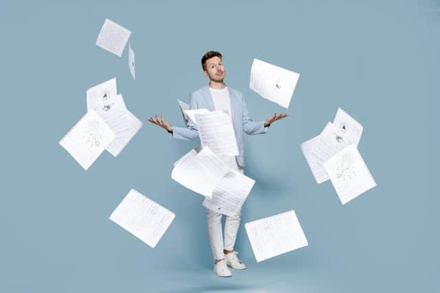 James B Partridge performs at Gilded Balloon Auditorium