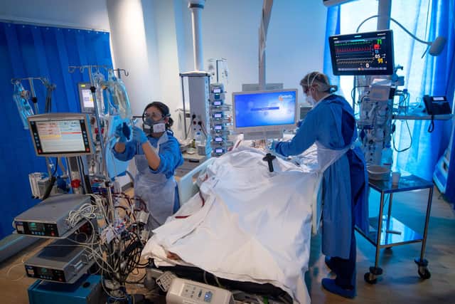 While intensive care staff have been working to save lives of critically ill patients, public health doctors have been managing outbreaks of Covid and helping contact-tracing teams in an effort to minimise the spread of the disease (Picture: Joe Giddens/PA)