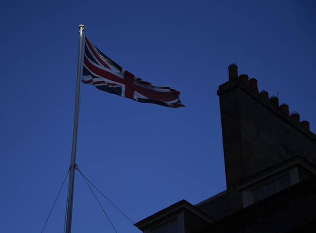 New guidance requires union flags to be flown on all UK Government buildings (AP Photo/Alberto Pezzali, FILE)