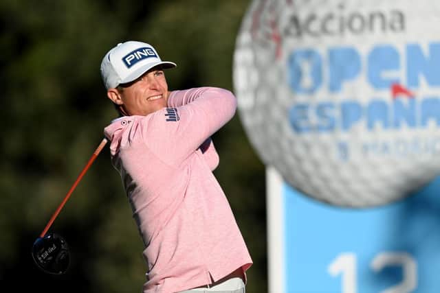 Calum Hill  in action in the Open de Espana at Club de Campo Villa de Madrid in October - the last time he completed 72 holes on the DP World Tour. Picture: Stuart Franklin/Getty Images.
