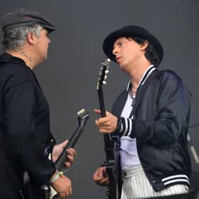 Pete Doherty (left) and Carl Barat of The Libertines PIC: Andy Buchanan/AFP via Getty Images