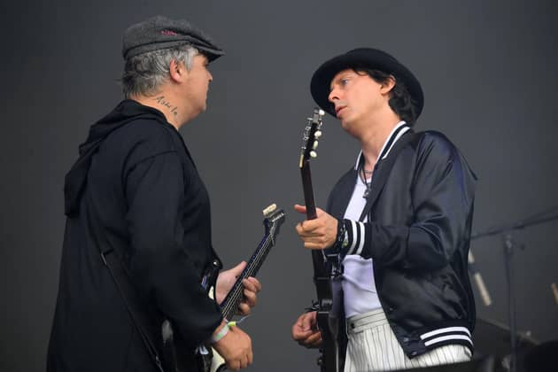 Pete Doherty (left) and Carl Barat of The Libertines PIC: Andy Buchanan/AFP via Getty Images