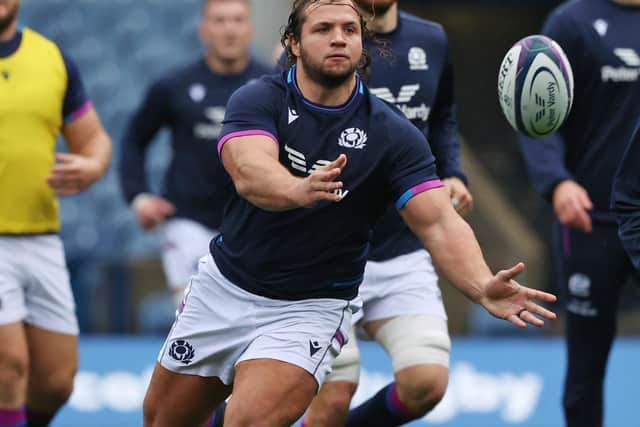 Pierre Schoeman said his call-up by Scotland was an "absolute dream come true". (Photo by Craig Williamson / SNS Group)