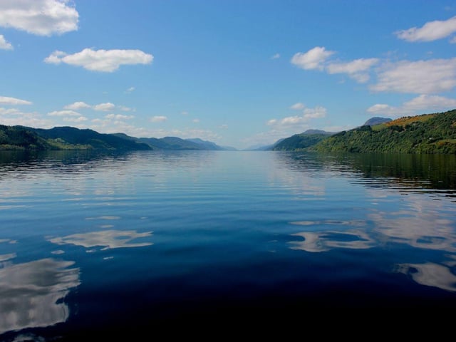 World famous for the monster that supposedly lurks beneath its surface, Loch Ness is Scotland's second deepest loch at 227 metres and contains the greatest volume of water - meaning there's plenty of space for Nessie to hide.