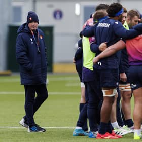 Head Coach Sean Everitt during an Edinburgh rugby training session at Hive Stadium this week.  (Photo by Mark Scates / SNS Group)