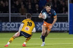 Edinburgh and Scotland full-back Blair Kinghorn has been linked with a move to Toulouse.  (Photo by Ross Parker / SNS Group)